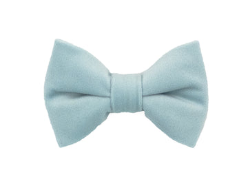 Iceberg Velvet Dog Bow Tie