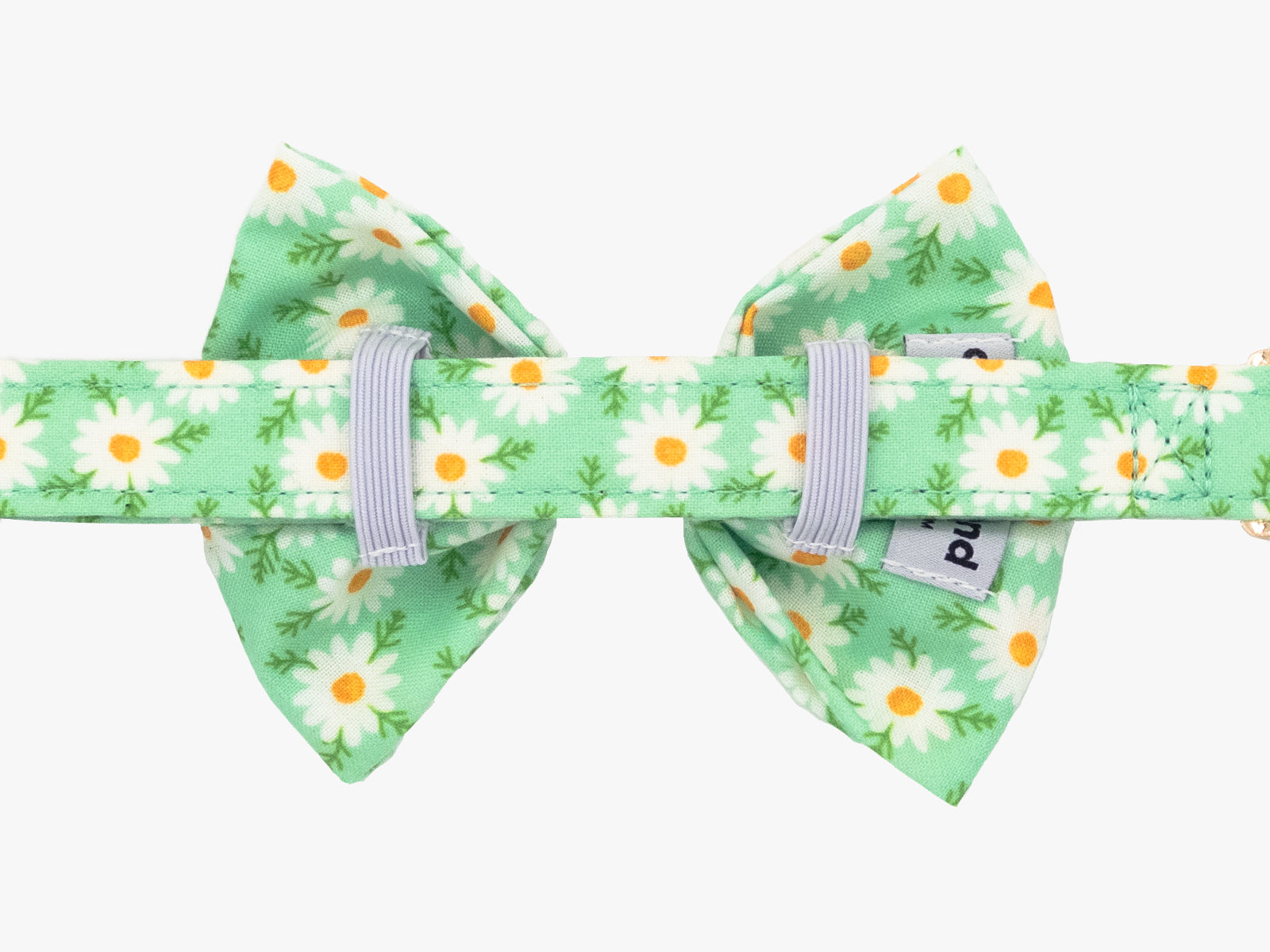 Daisy Meadow Green Dog Bow Tie