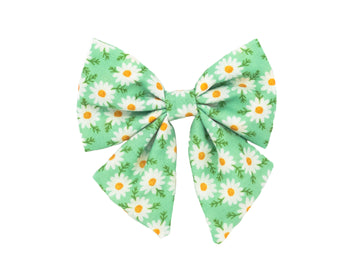 Daisy Meadow Green Lady Dog Bow Tie