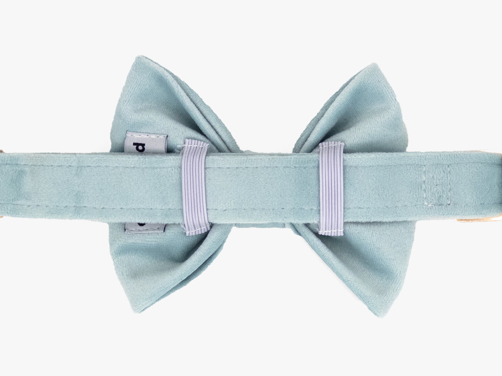 Iceberg Velvet Dog Bow Tie