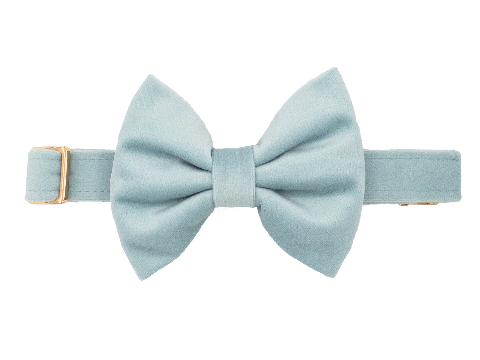 Iceberg Velvet Dog Bow Tie Collar