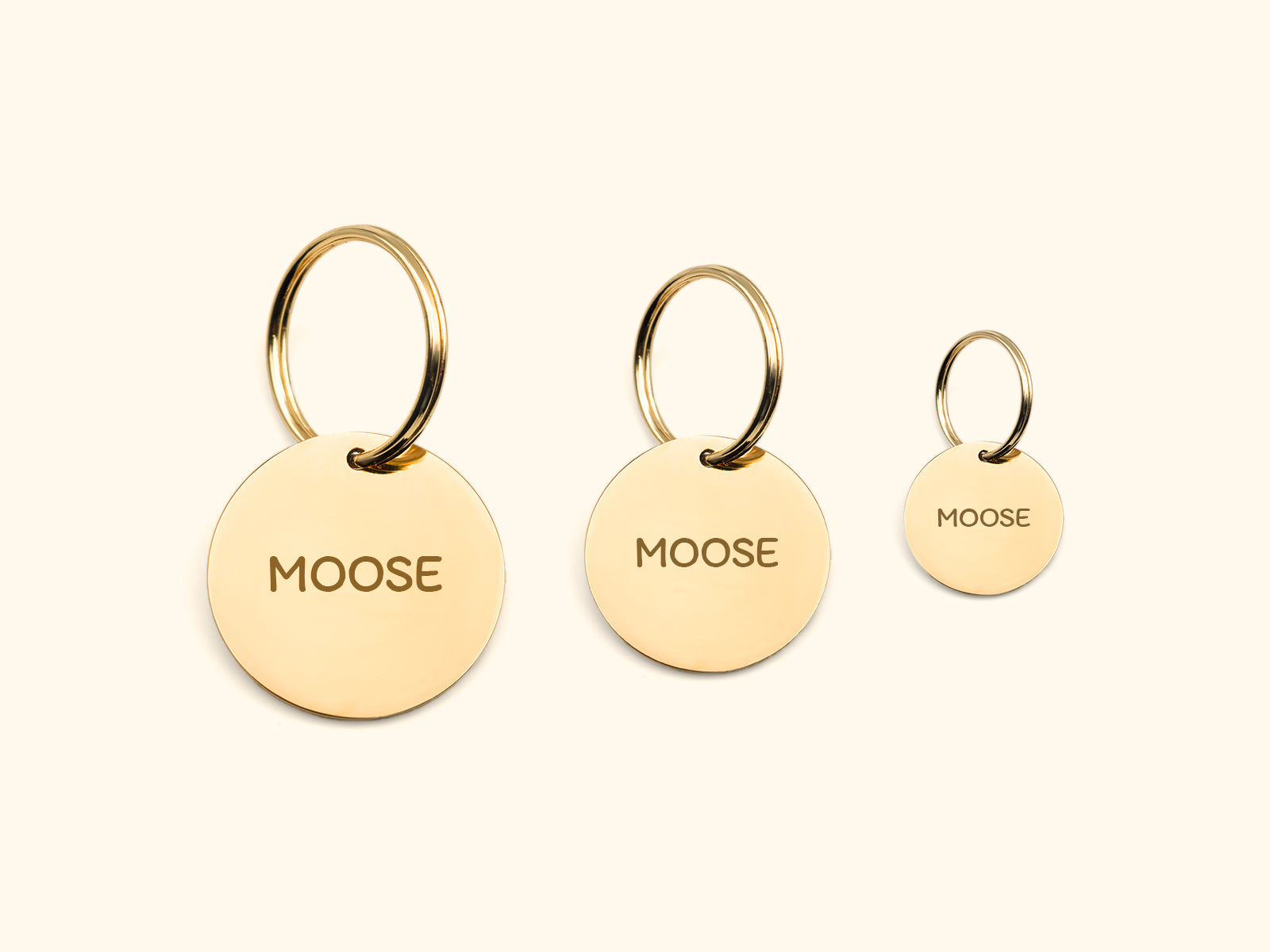 Circle Custom Pet ID Tag