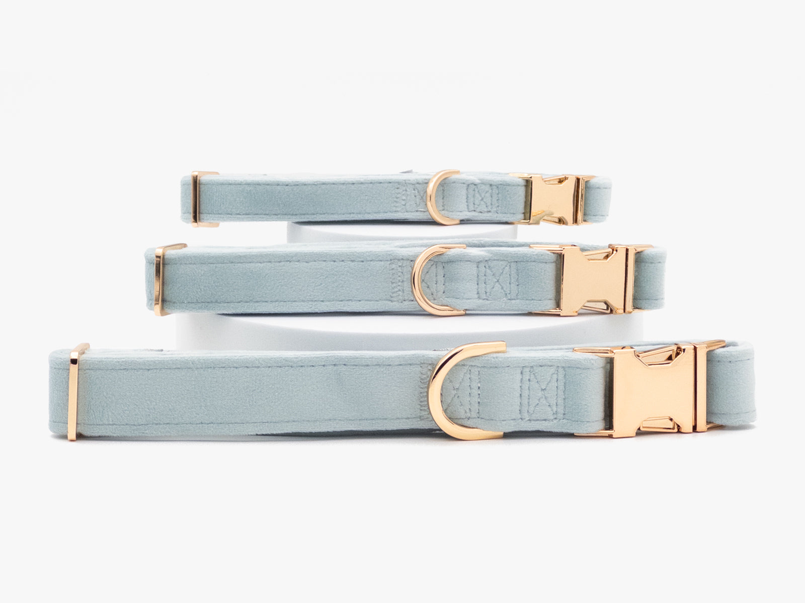 Iceberg Velvet Dog Collar