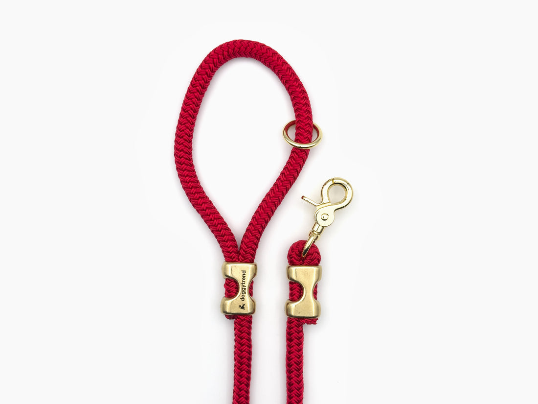 Red Rope Heavy Duty Dog Leash