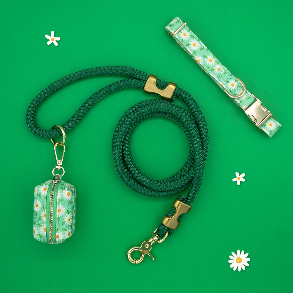 Kelly Green Rope Heavy Duty Dog Leash